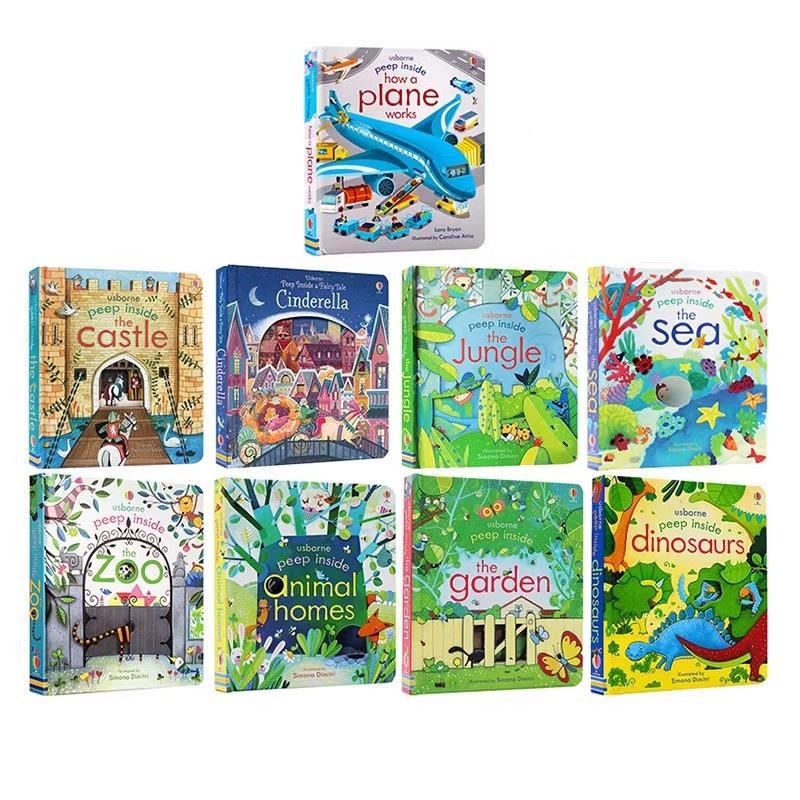 Kids Education Picture - Peep Inside Usborne Book Inglês Livros