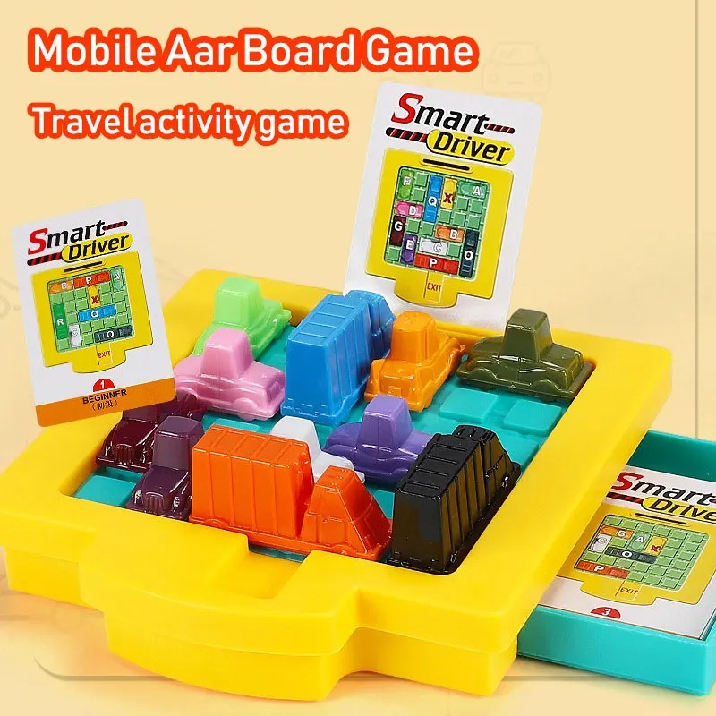 Kids Education Desk - Jogo de Lógica Traffic Jam, Quebra-Cabeça
