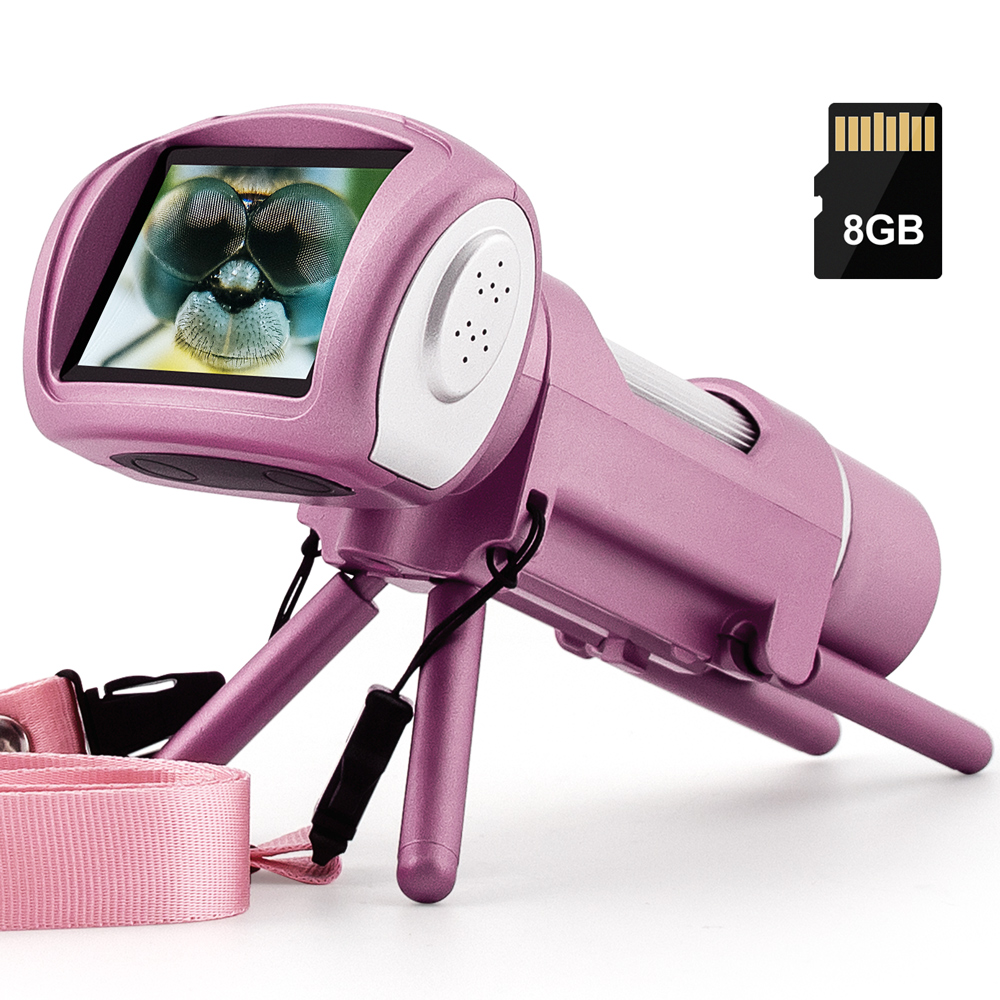 Kids Education Video - Andonstar 50x-300x lcd microscópio digital vídeo