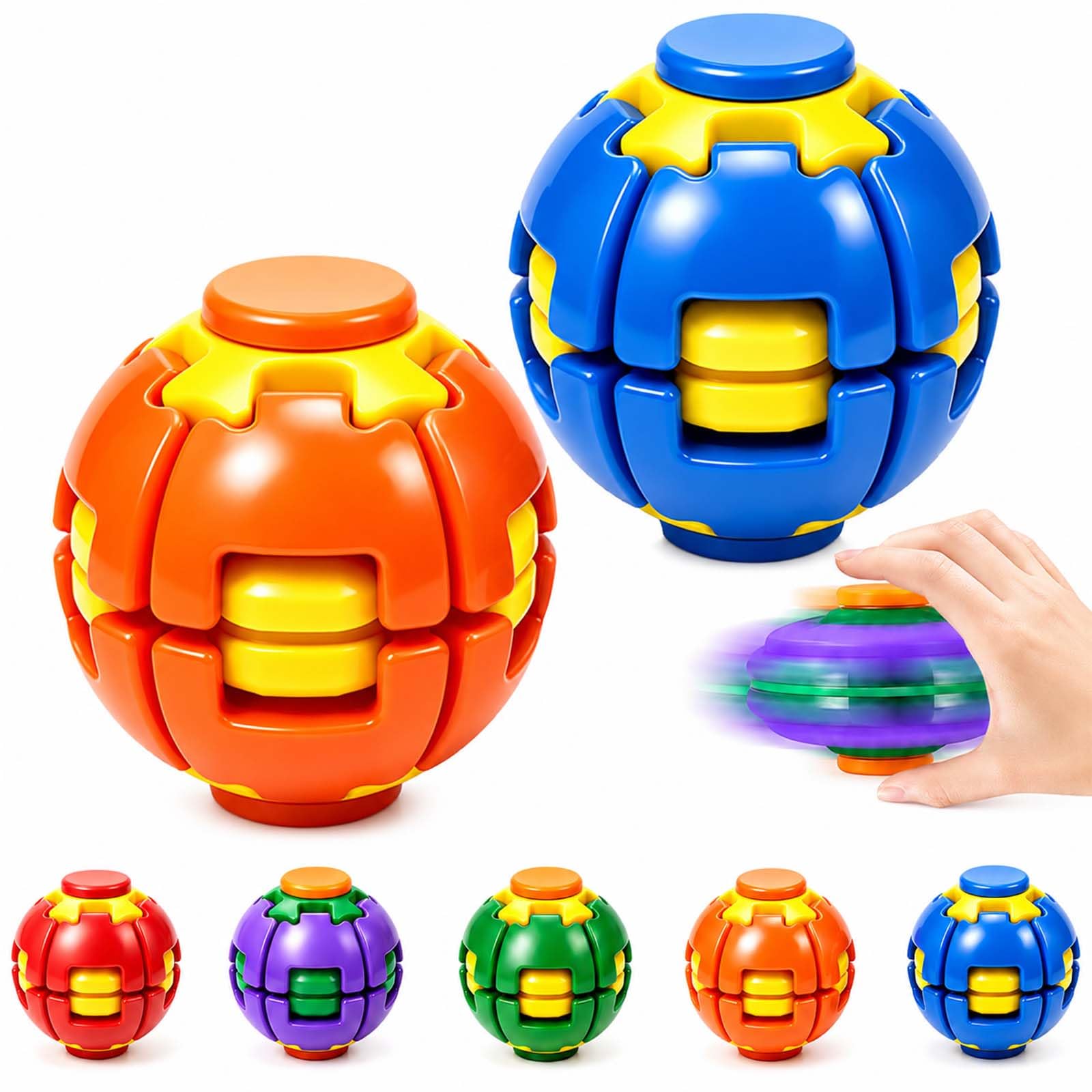 Kids Education Desk - Fidget Spinner Magic Ball Cube: Brinquedo