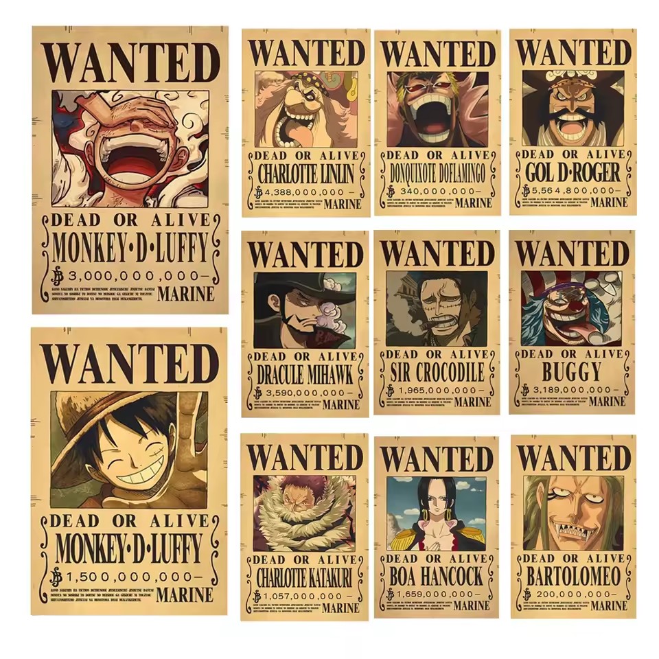 Kids Education Quotes - Pôsteres de Procurados do Anime One