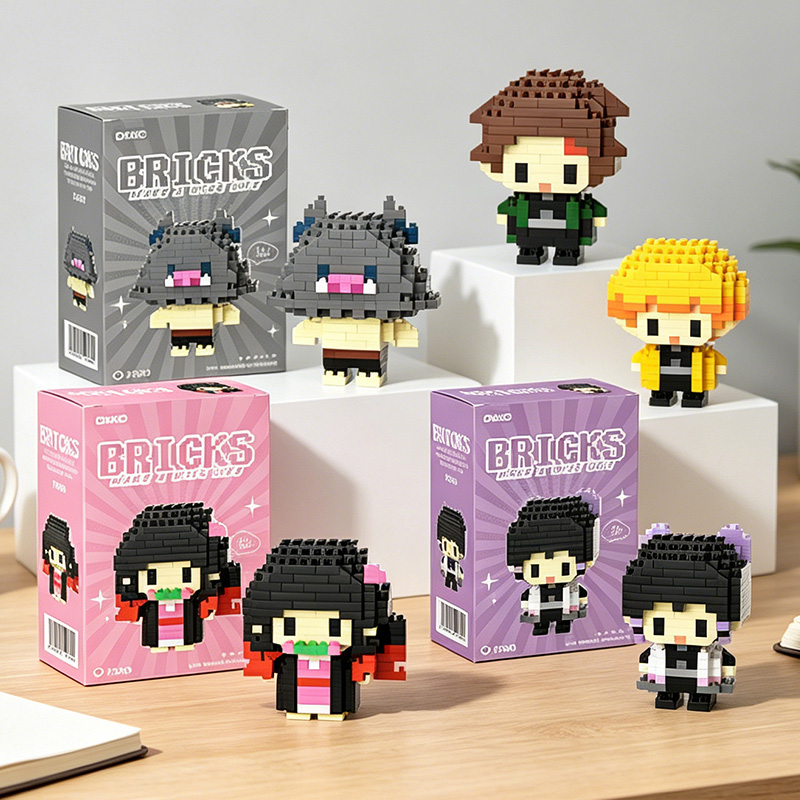 Kids Education In Japan - Figuras de Blocos de Montar Q-Style