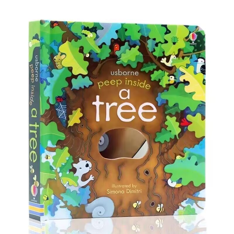 Kids Education Picture - Usborne Peep Inside A Tree Livro