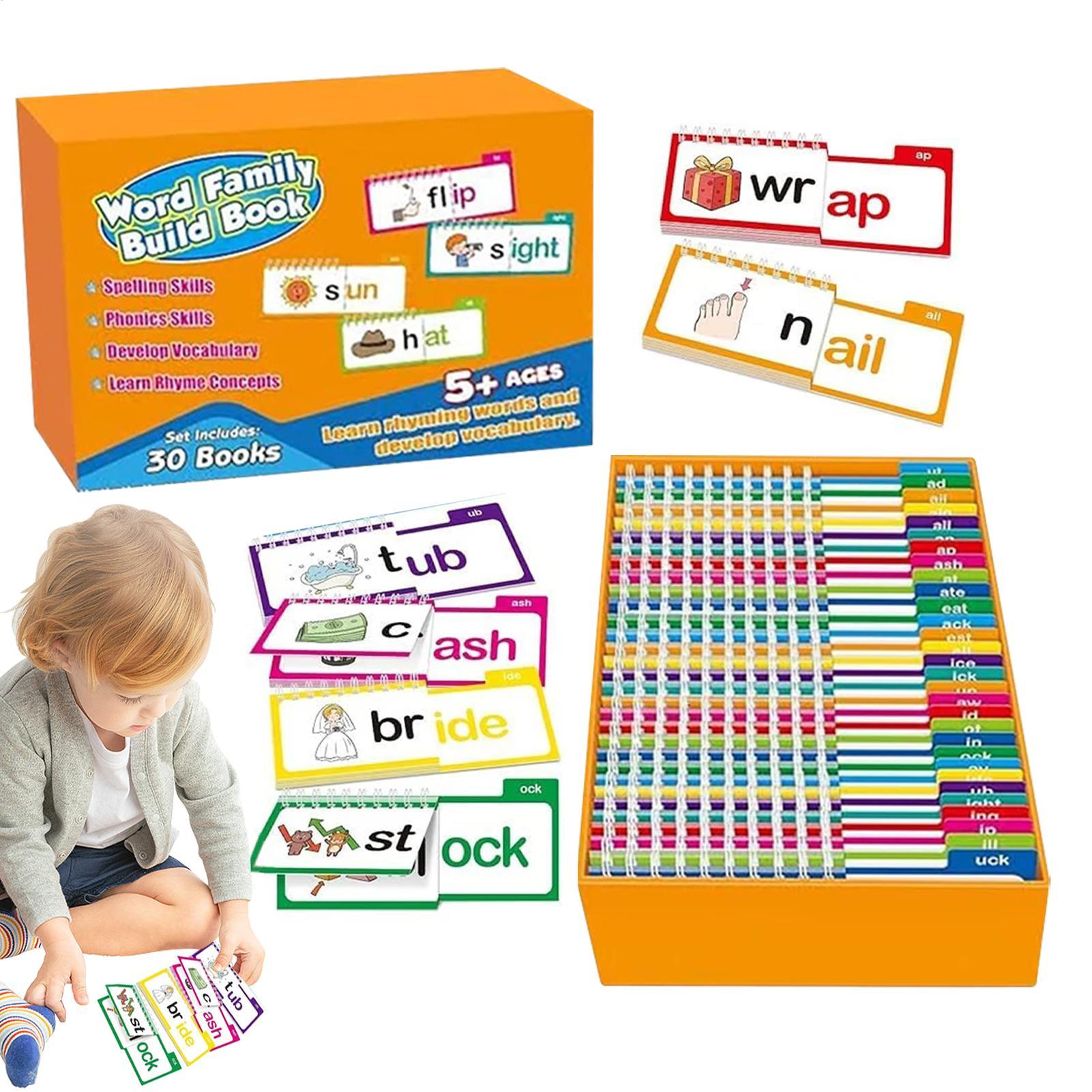 Kids Education Rhymes - 1 conjunto de flipbooks de leitura,