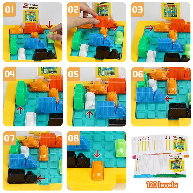 Jogo de Lógica Traffic Jam, Qu - Kids Education Desk avaliação e preço
