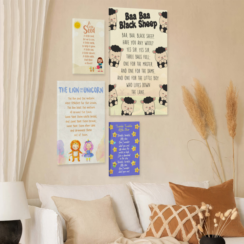 Pôster de Lona com Canções Inf - Kids Education Rhymes avaliação e preço