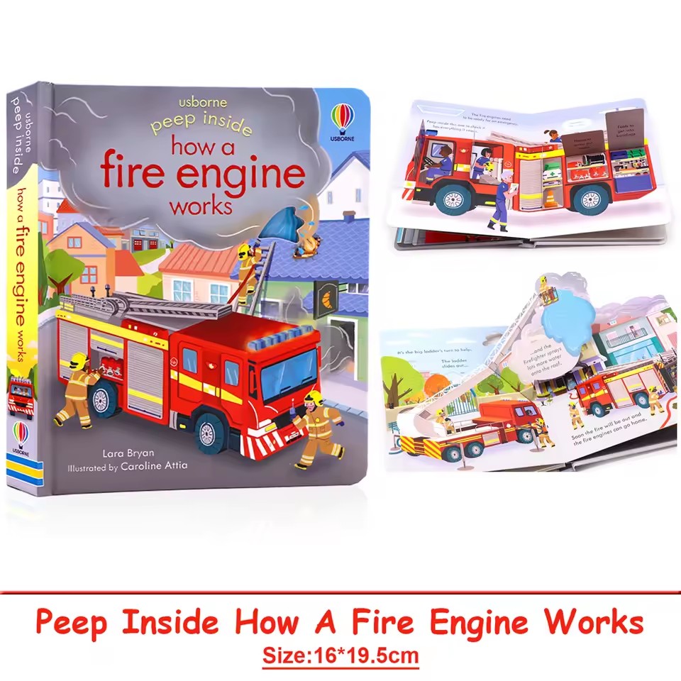 Usborne Peep Inside: Como Func - Kids Education And You avaliação e preço
