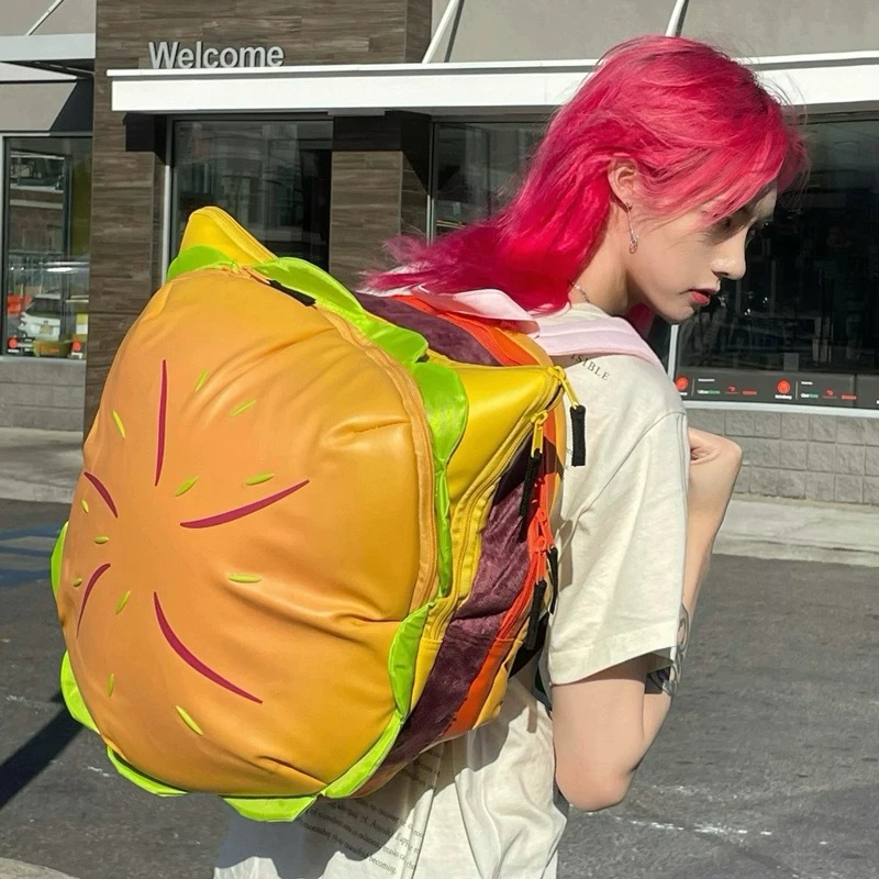 Mochila Divertida 3D de Hambúr - Kids Education School avaliação e preço