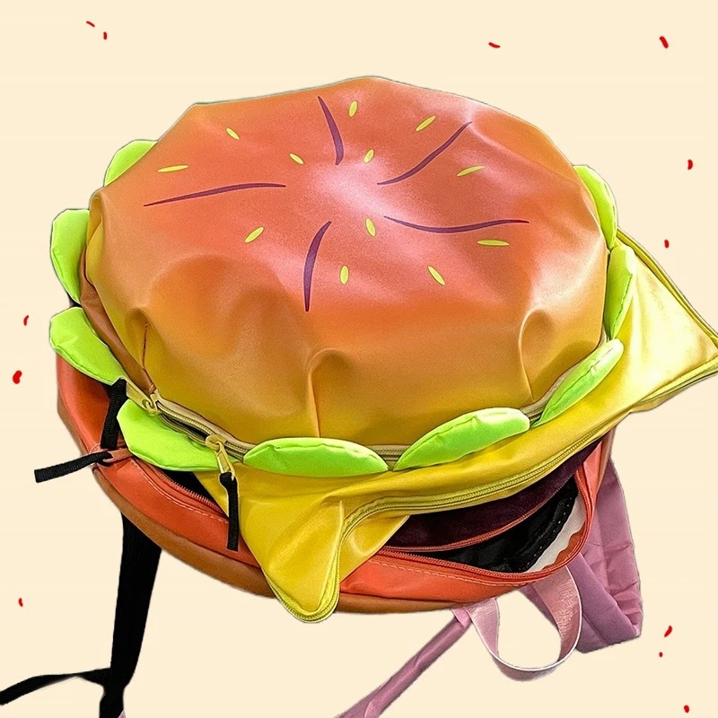 Mochila Divertida 3D de Hambúr - Kids Education School avaliação e preço