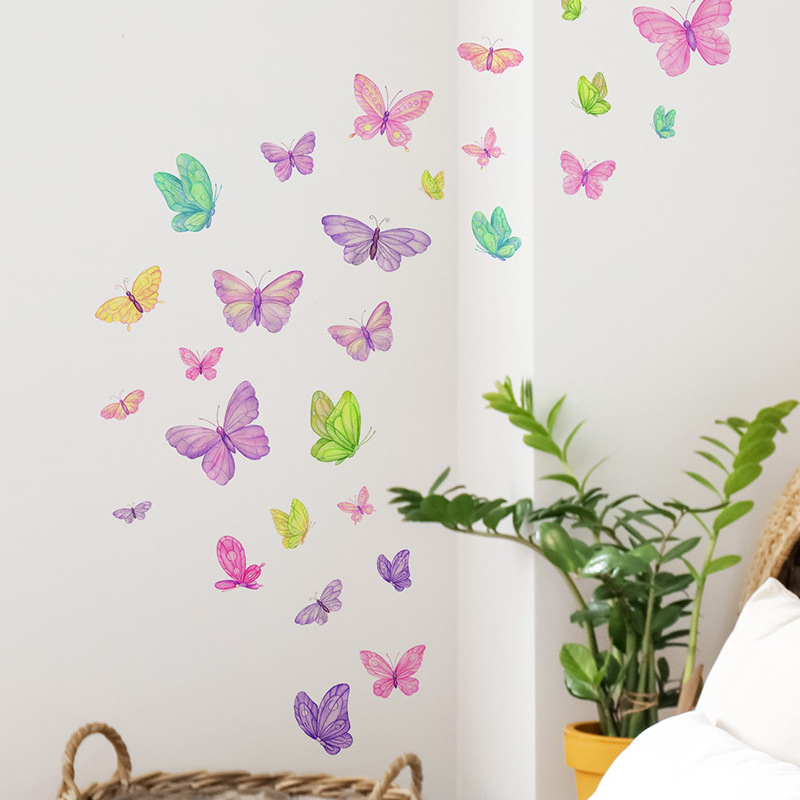 Adesivos de parede de borbolet - Kids Education Quotes avaliação e preço