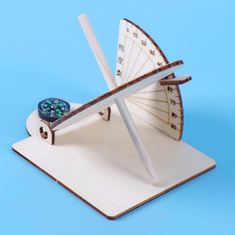 1 pçs diy relógio de sol equat - Kids Education Desk avaliação e preço