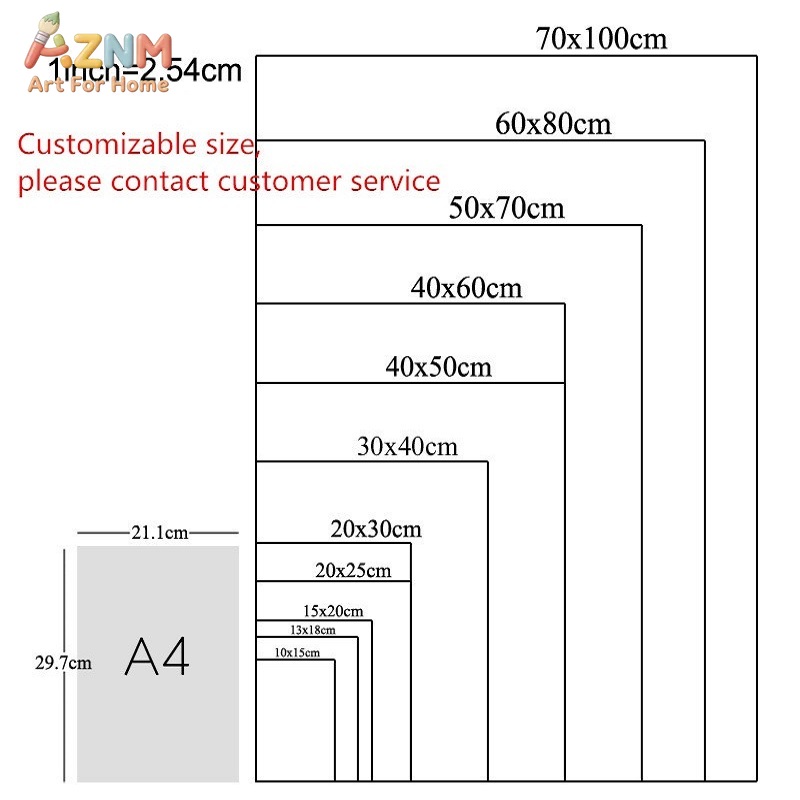 AZNM Quadro Decorativo de Pare - Kids Educational Posters avaliação e preço