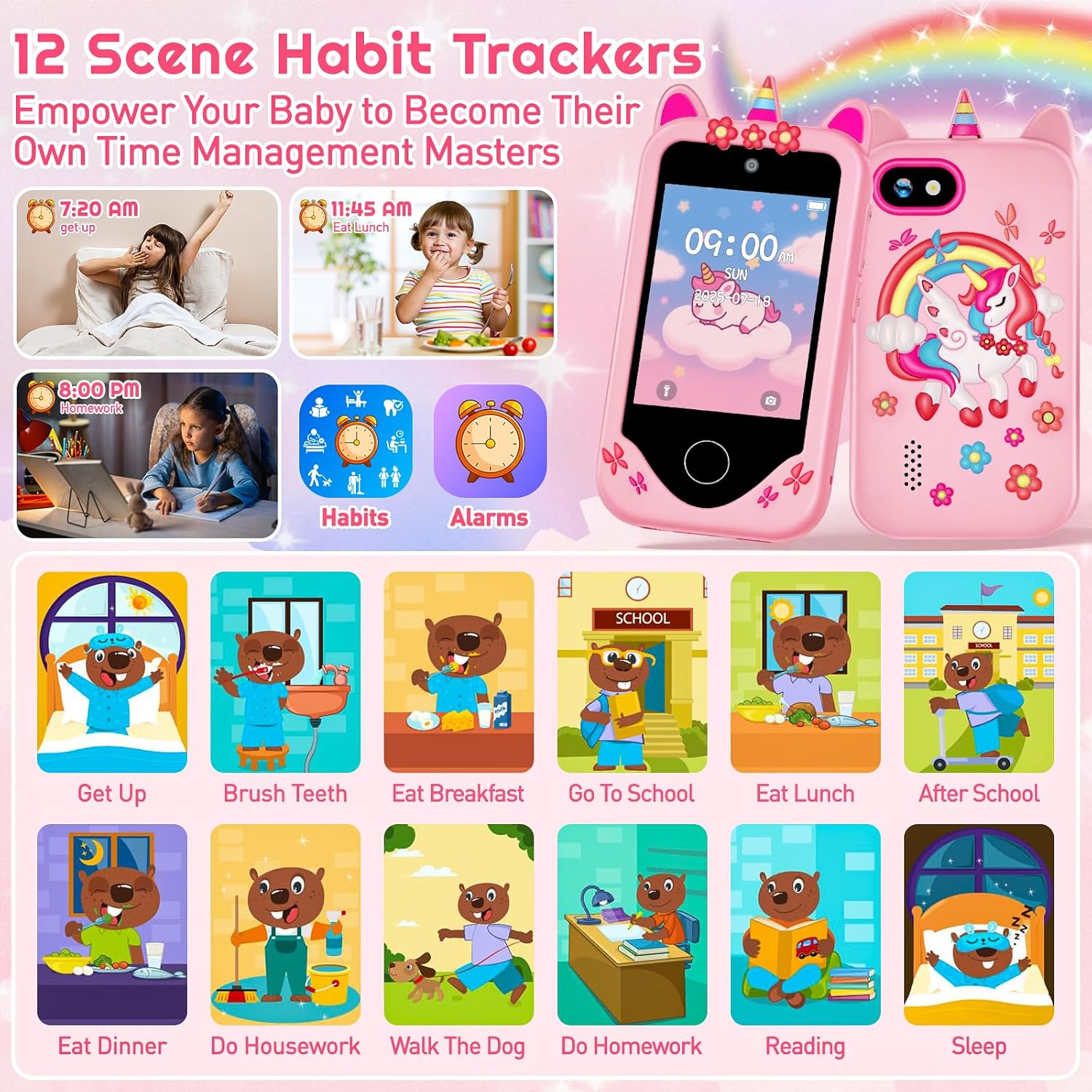 Crianças smartphone telefone b - Kids Education Video avaliação e preço