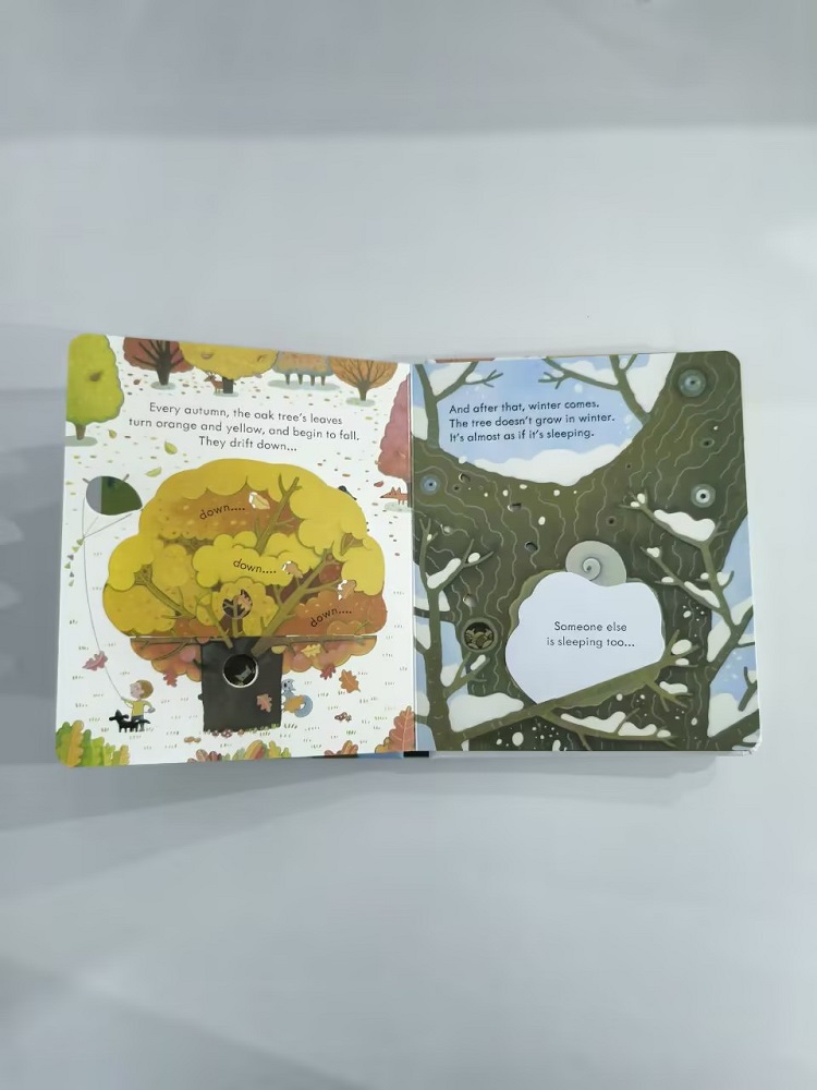 Usborne Peep Inside A Tree Liv - Kids Education Picture avaliação e preço