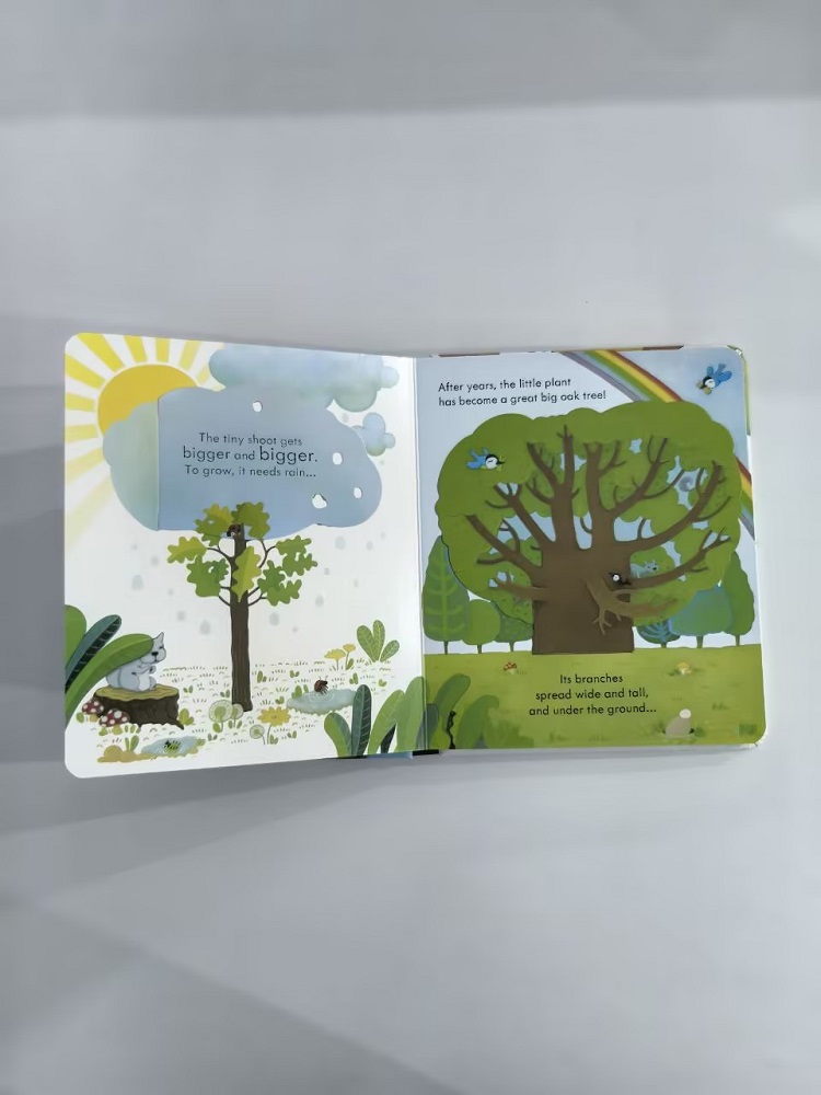 Usborne Peep Inside A Tree Liv - Kids Education Picture avaliação e preço