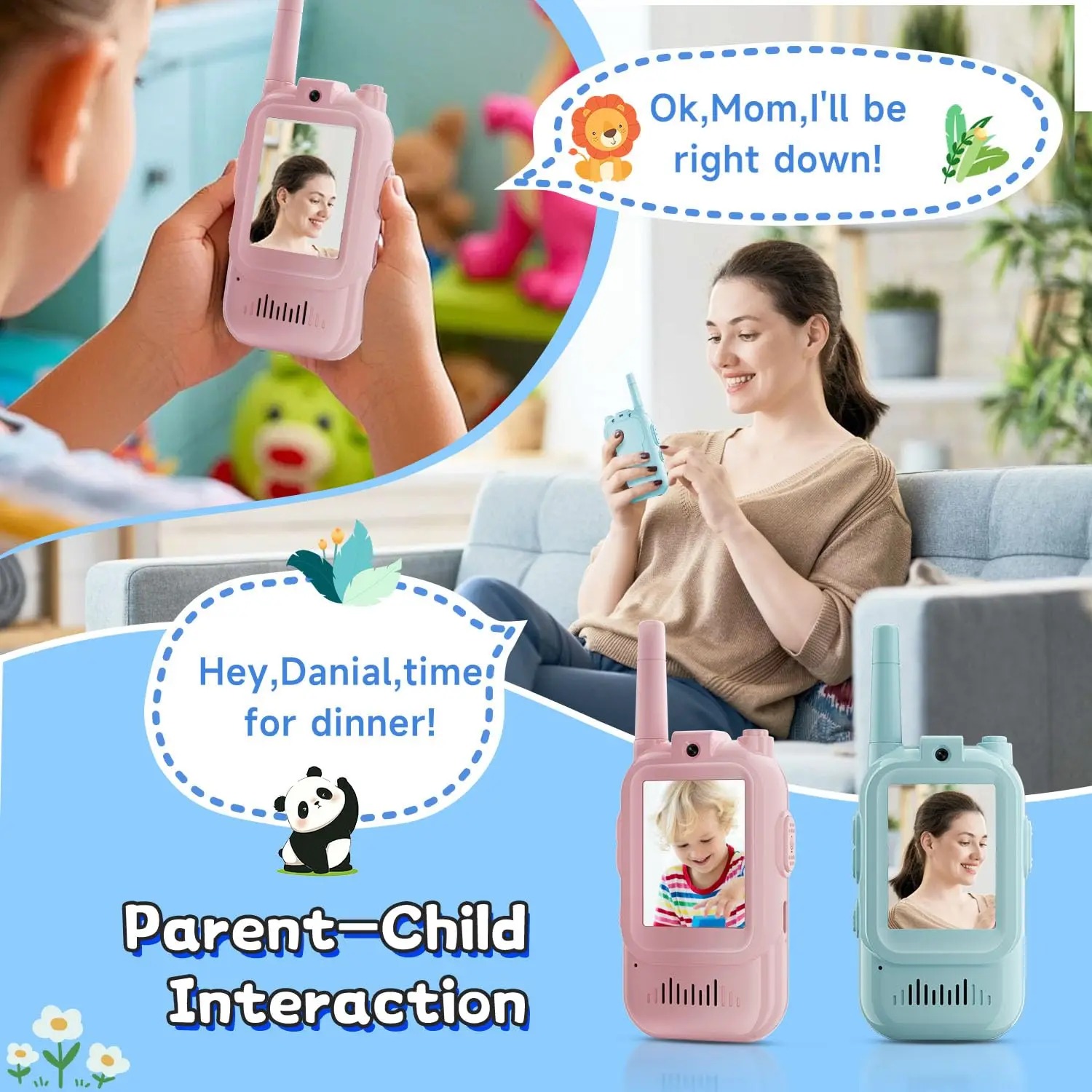 Walkie Talkies de Vídeo para C - Kids Education Video avaliação e preço