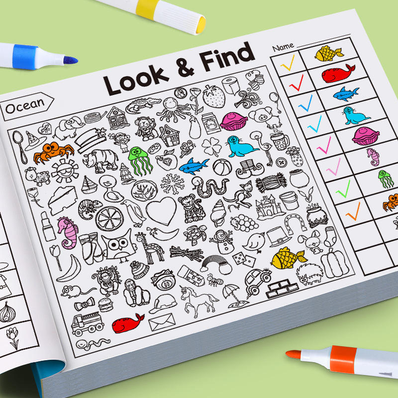 Livro de atividades de busca d - Game Educational For Kids Free avaliação e preço