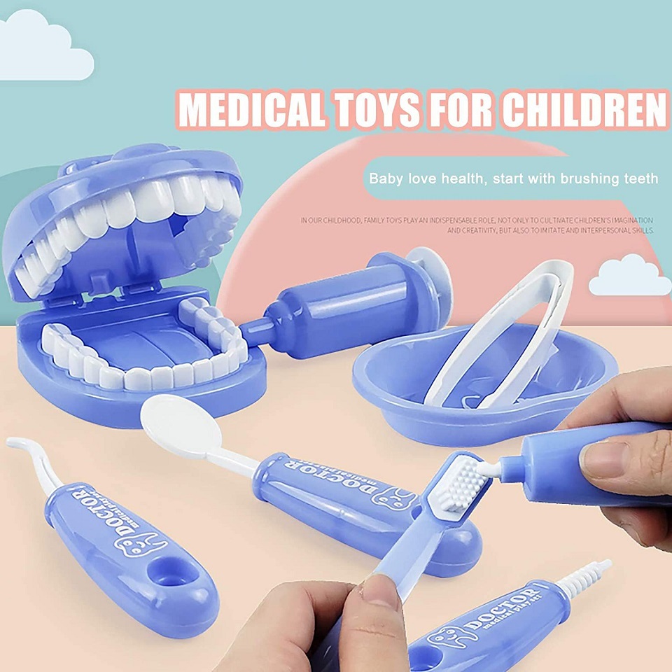 9 pçs kit dental brinquedo odo - Kids Education Picture avaliação e preço