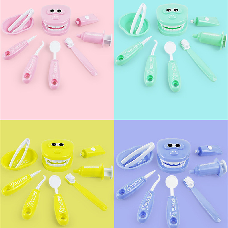 9 pçs kit dental brinquedo odo - Kids Education Picture avaliação e preço