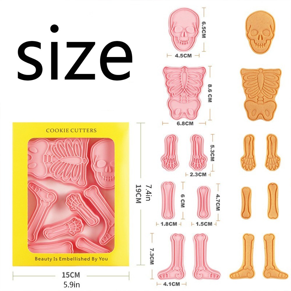 Molde de Biscoito de Fondant d - Human Body Puzzle avaliação e preço