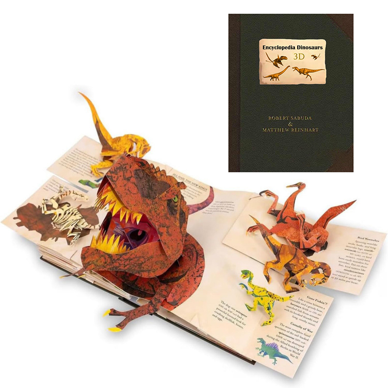 Nova Enciclopédia 3D de Dinoss - Kids Education Picture avaliação e preço